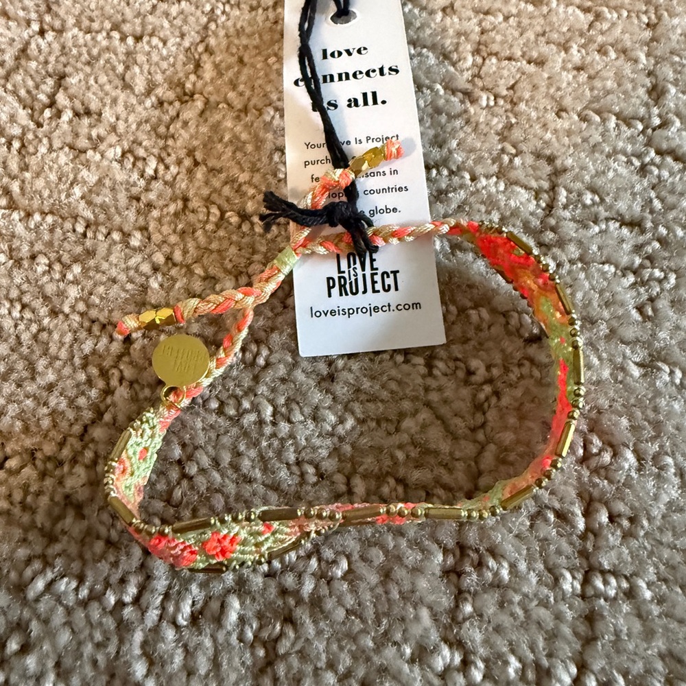 Magnolia - Bali Beaded Bracelet - Colorful Woven Bracelet NWT